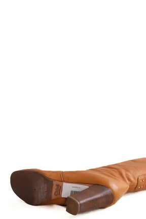 Bottes Chloé Beige en Cuir