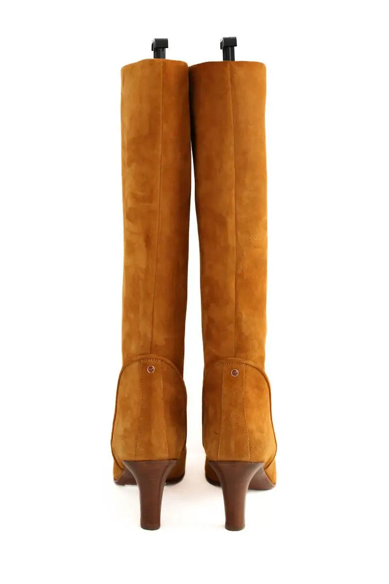 Bottes Chloé Camel en Daim