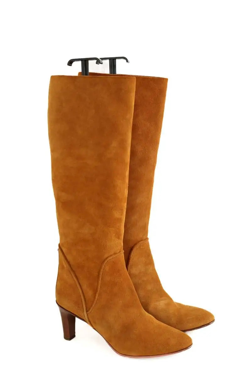 Bottes Chloé Camel en Daim
