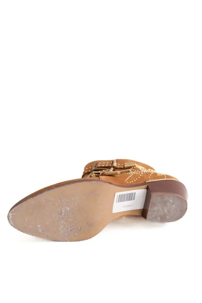 Bottes Chloé Camel en Daim