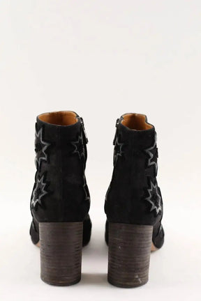 Bottes Chloé Noir en Daim