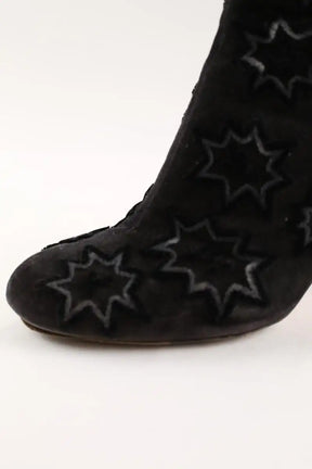 Bottes Chloé Noir en Daim