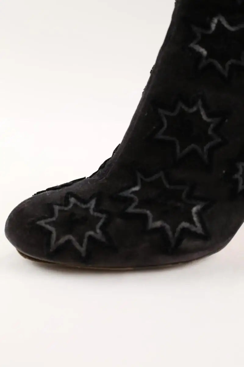 Bottes Chloé Noir en Daim