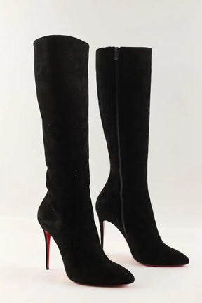 Bottes Christian Louboutin Eloise Noir en Daim