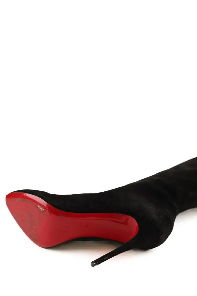 Bottes Christian Louboutin Eloise Noir en Daim
