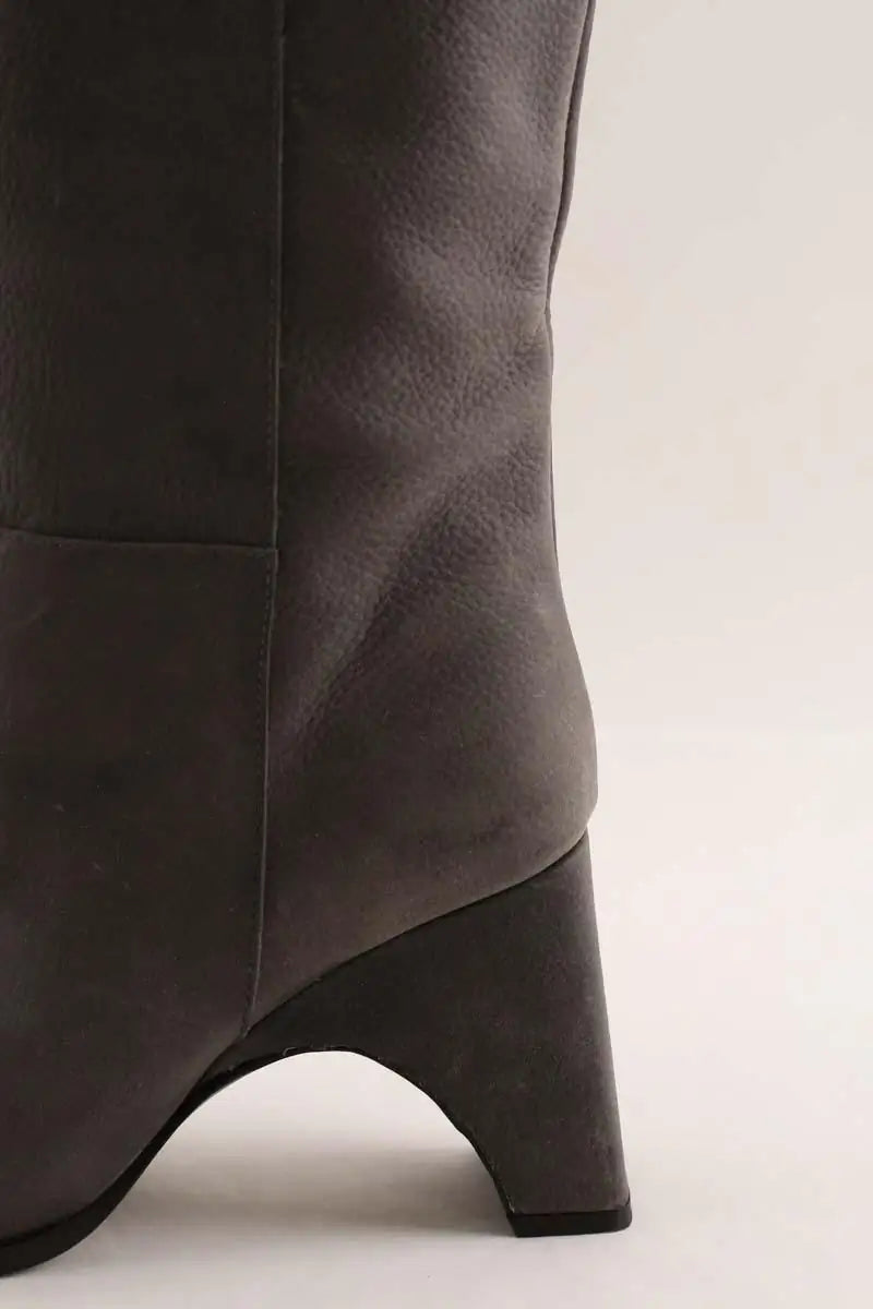 Bottes Coperni Bottes cowboy bridge Gris en Cuir