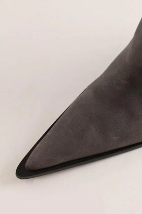 Bottes Coperni Bottes cowboy bridge Gris en Cuir