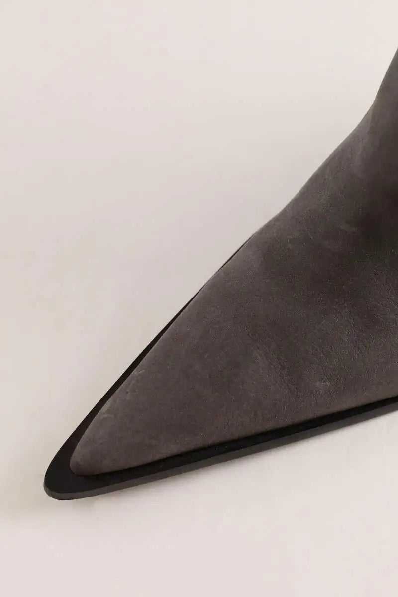 Bottes Coperni Bottes cowboy bridge Gris en Cuir