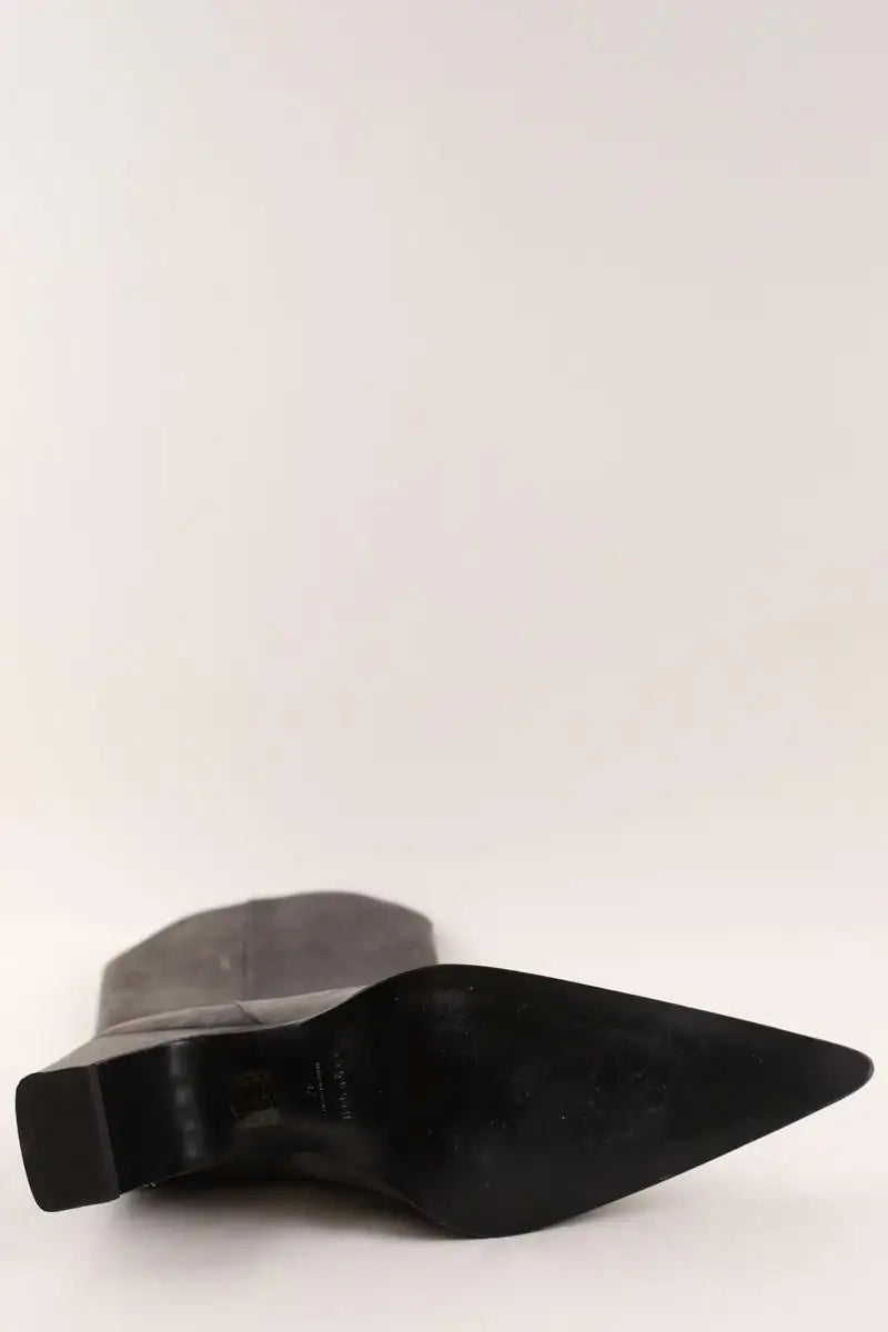 Bottes Coperni Bottes cowboy bridge Gris en Cuir