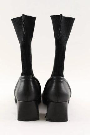 Bottes Courrèges Noir en Cuir