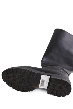 Bottes de motard Balzac Noir en Cuir