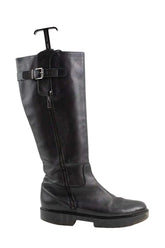 Bottes de motard Robert Clergerie Noir en Cuir, taille 38 - Seconde Main