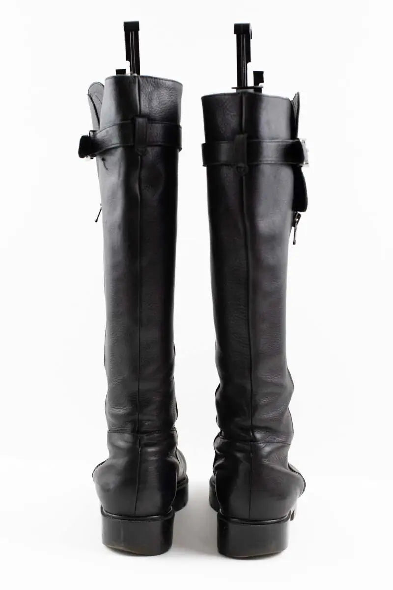 Bottes de motard Robert Clergerie Noir en Cuir