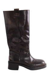 Bottes d'équitation Alohas Marron en Cuir, taille 37 - Seconde Main