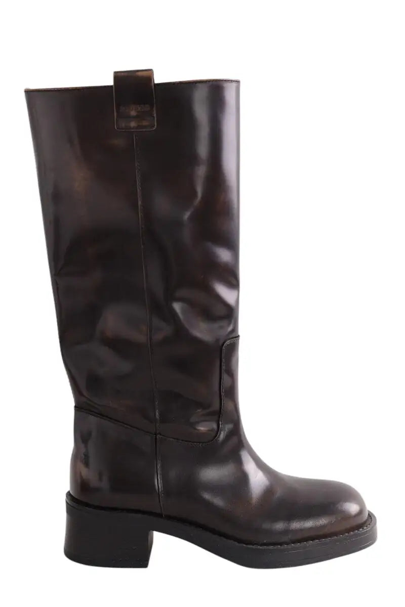 Bottes d'équitation Alohas Marron en Cuir, taille 37 - Seconde Main