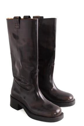 Bottes d'équitation Alohas Marron en Cuir