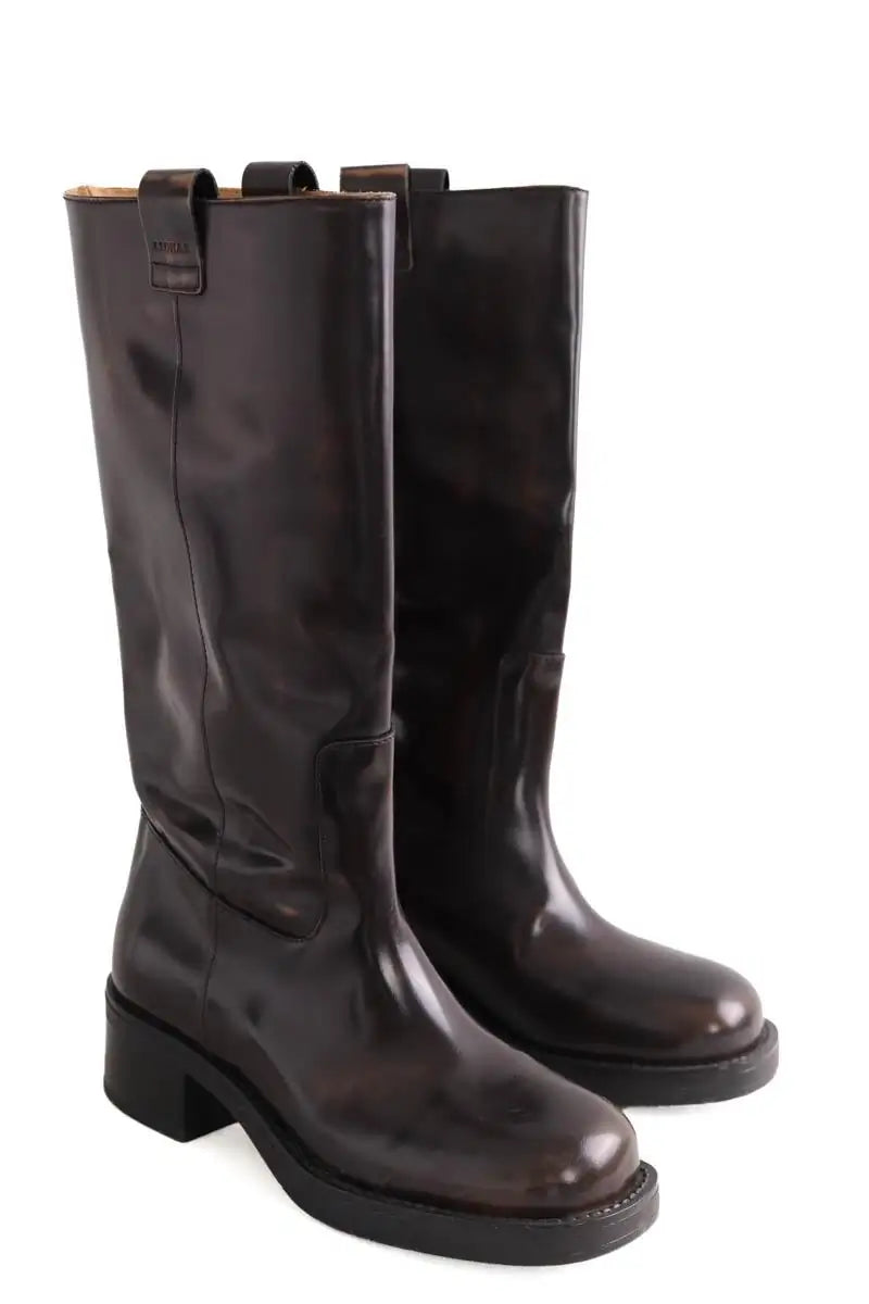 Bottes d'équitation Alohas Marron en Cuir