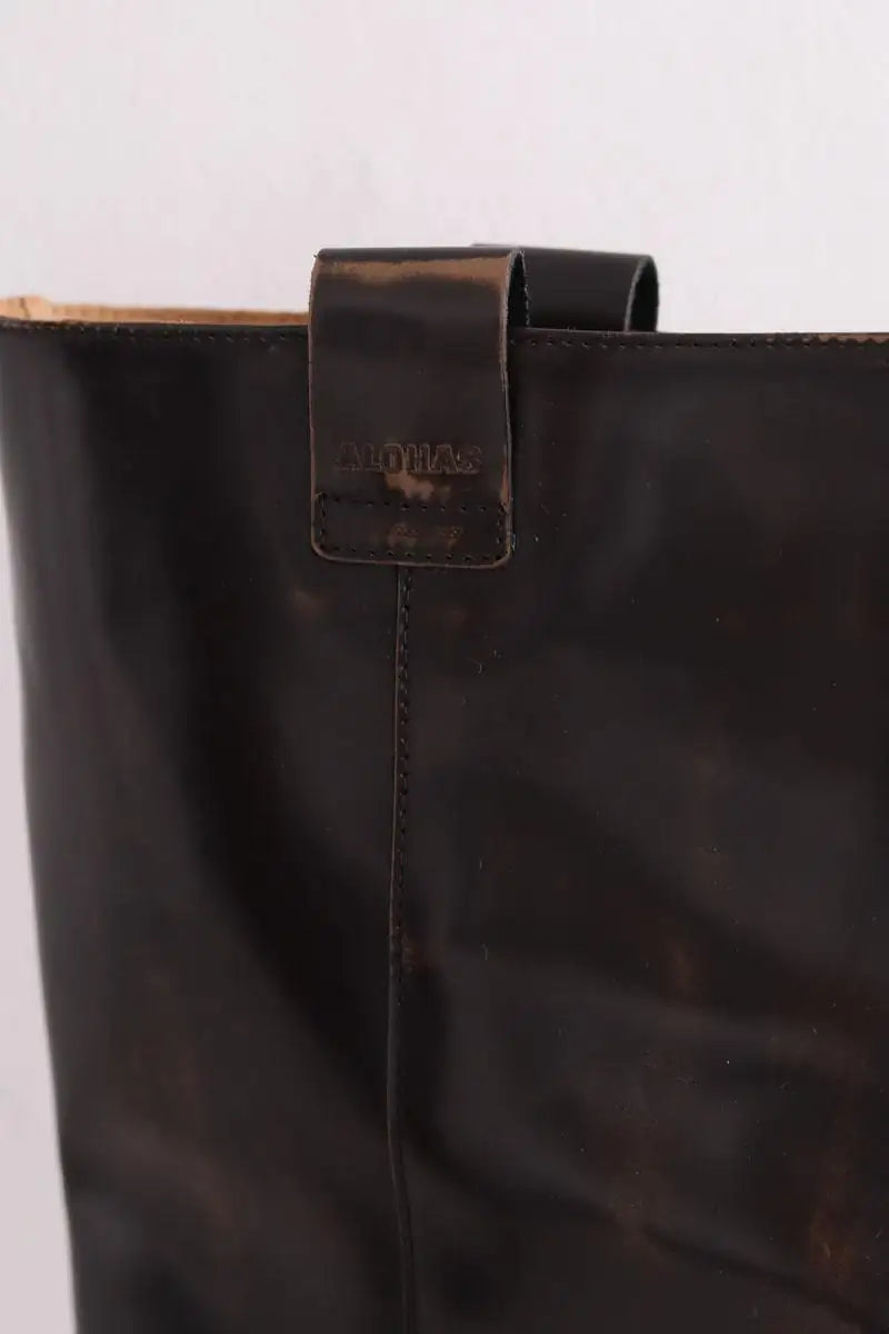 Bottes d'équitation Alohas Marron en Cuir