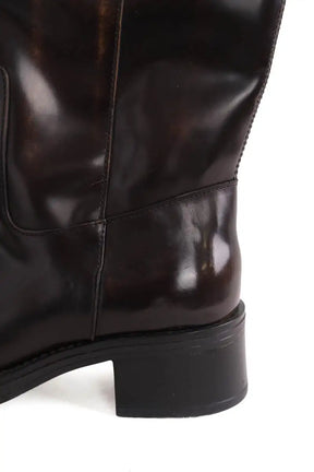 Bottes d'équitation Alohas Marron en Cuir