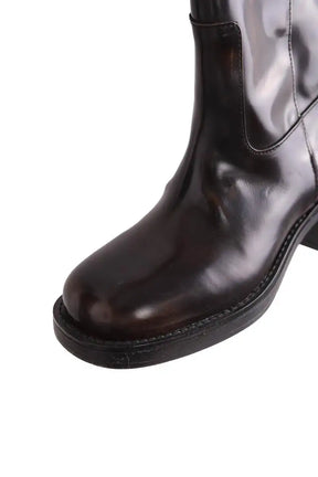 Bottes d'équitation Alohas Marron en Cuir