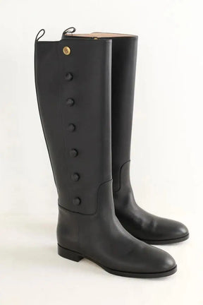 Bottes d'équitation Gucci Noir en Cuir