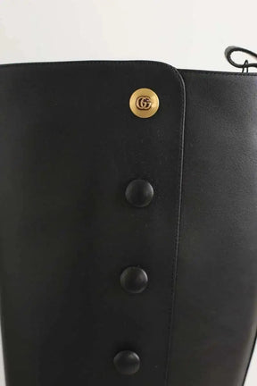 Bottes d'équitation Gucci Noir en Cuir