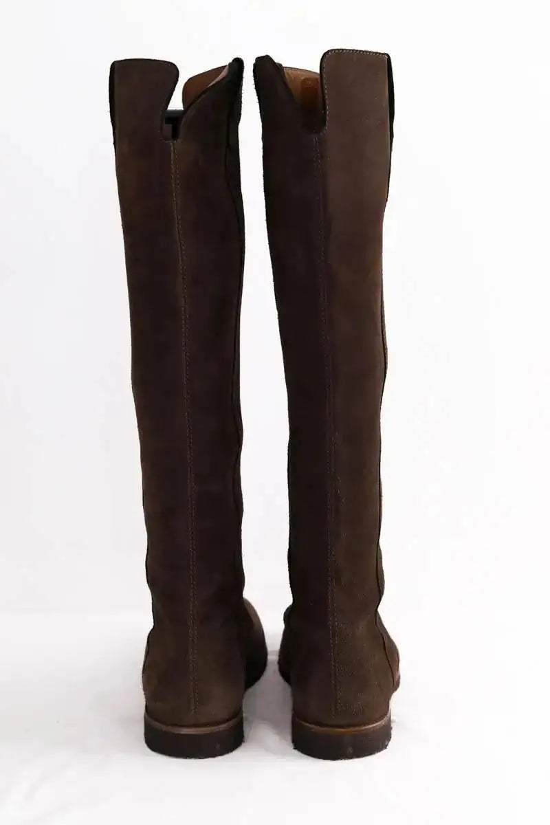 Bottes d'équitation Laurence Bras Marron en Cuir