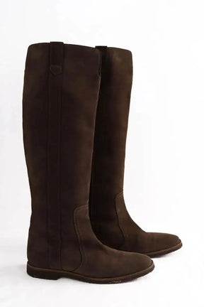 Bottes d'équitation Laurence Bras Marron en Cuir