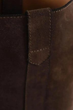 Bottes d'équitation Laurence Bras Marron en Cuir