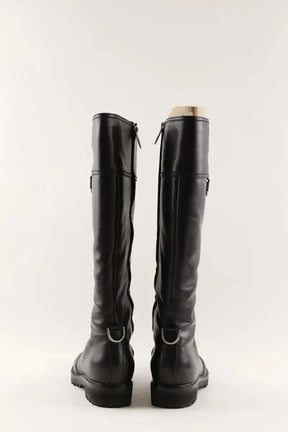 Bottes d'équitation Sergio Rossi Noir en Cuir