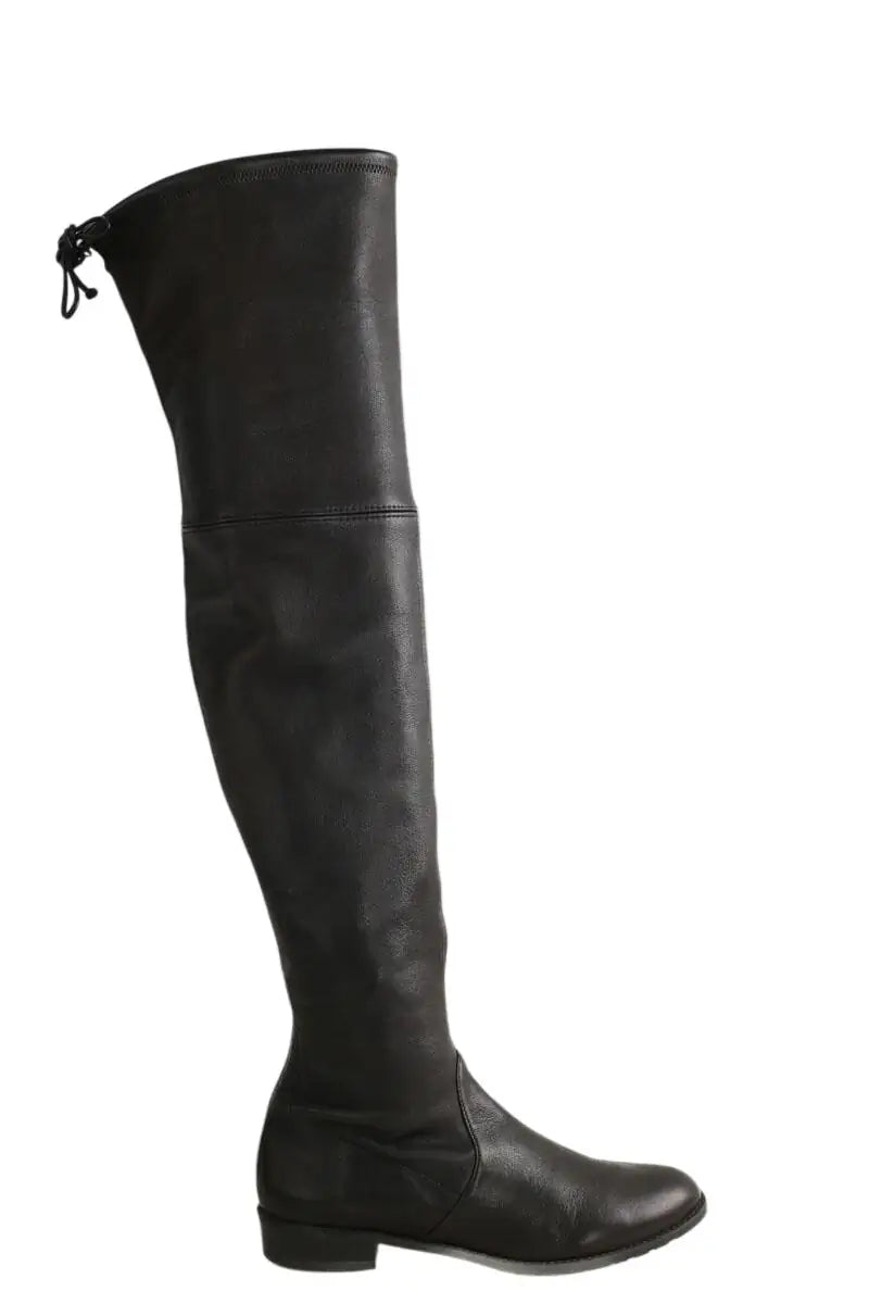 Bottes d'équitation Stuart Weitzman Noir en Cuir, taille 38 - Seconde Main