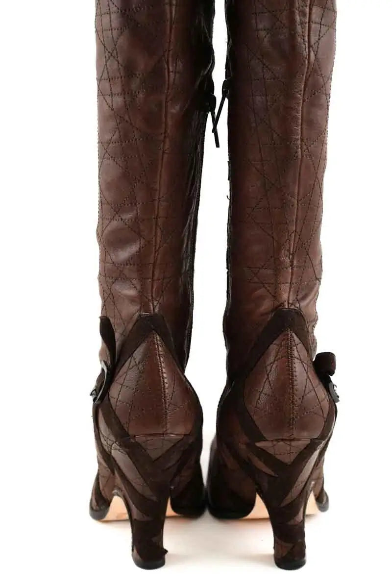 Bottes Dior Marron en Cuir