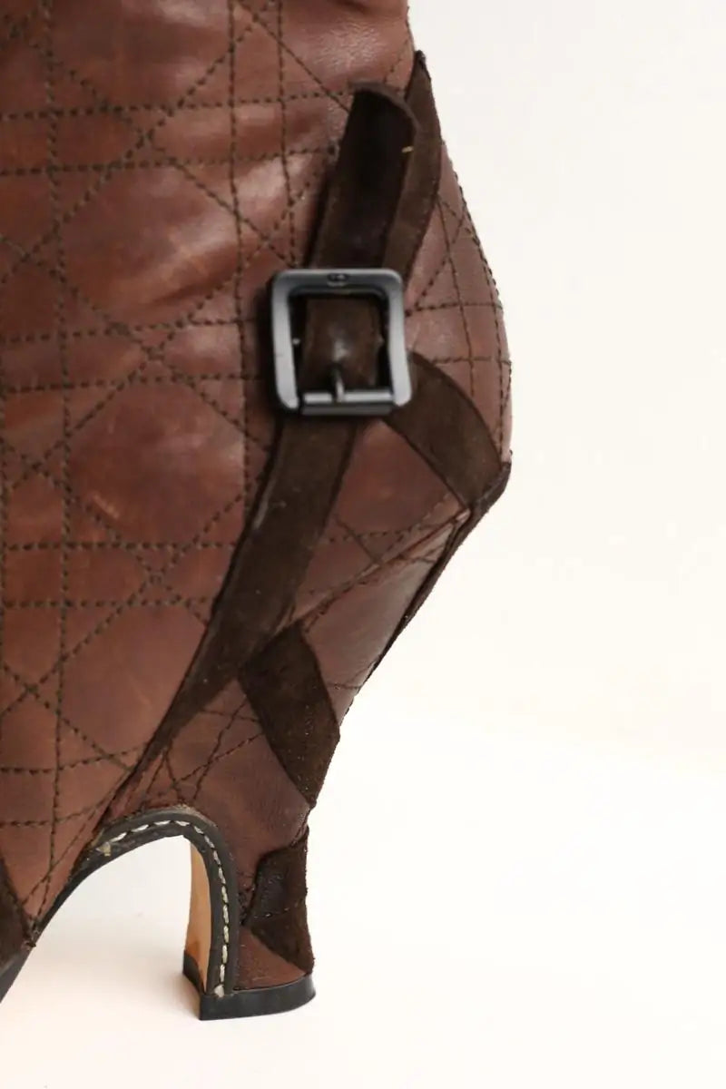 Bottes Dior Marron en Cuir