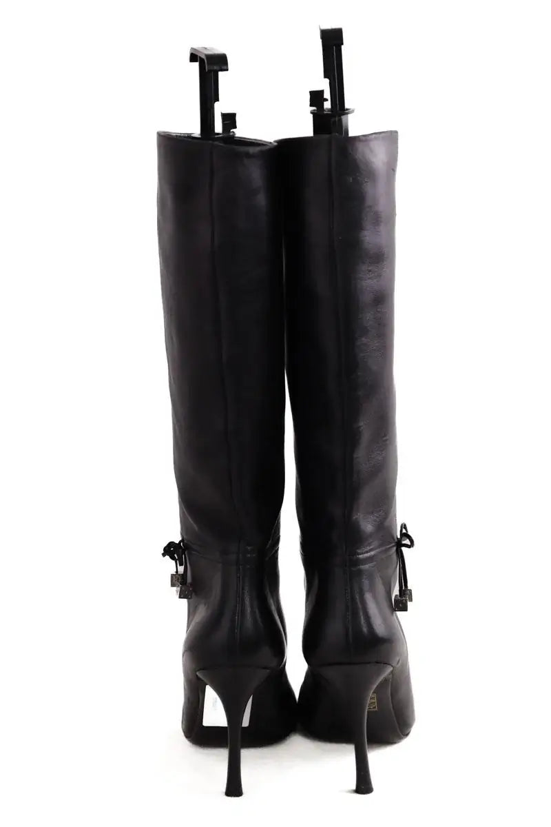 Bottes Dior Noir en Cuir