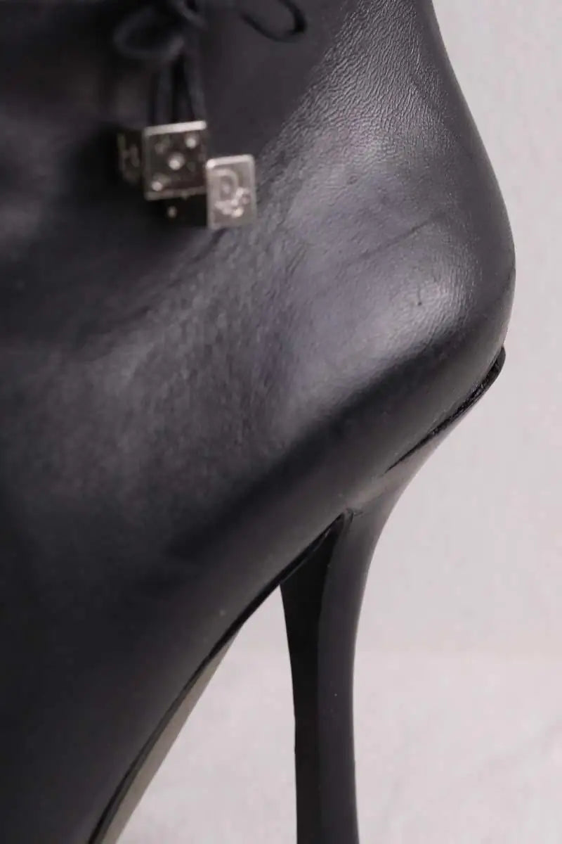 Bottes Dior Noir en Cuir