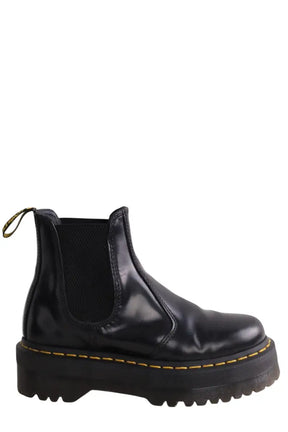 Bottes Dr. Martens Noir en Cuir, taille 37 - Seconde Main