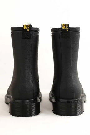 Bottes Dr. Martens Rain boot Noir en Tissu