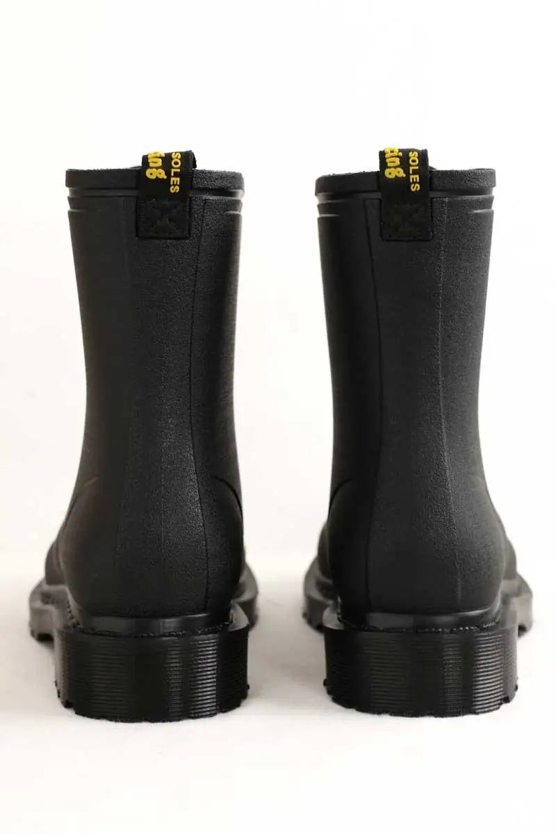 Bottes Dr. Martens Rain boot Noir en Tissu