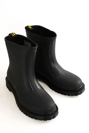 Bottes Dr. Martens Rain boot Noir en Tissu