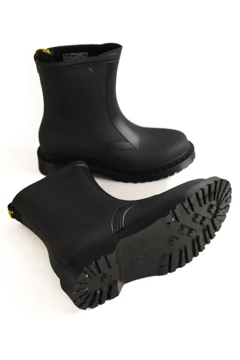 Bottes Dr. Martens Rain boot Noir en Tissu