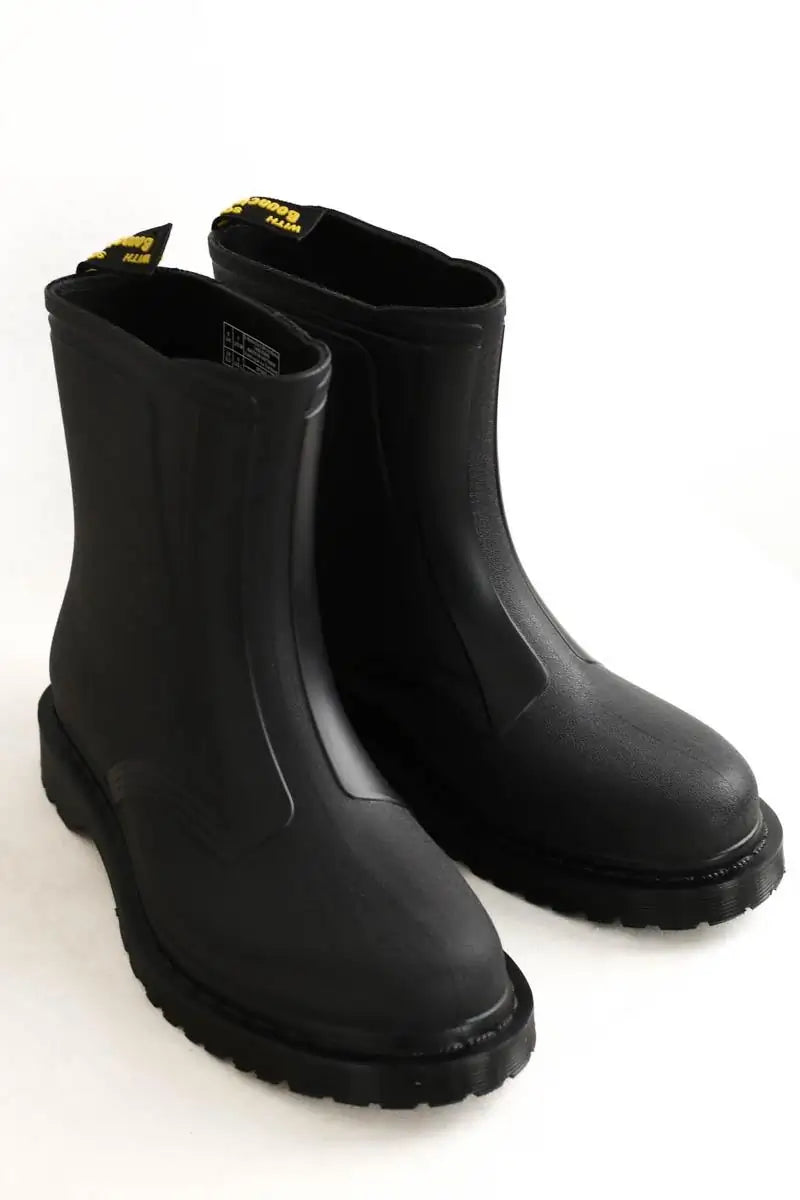 Bottes Dr. Martens Rain boot Noir en Tissu