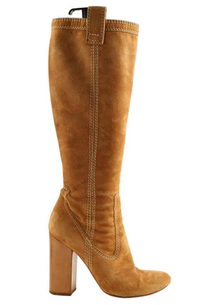 Bottes Dsquared2 Camel en Daim, taille 39 - Seconde Main