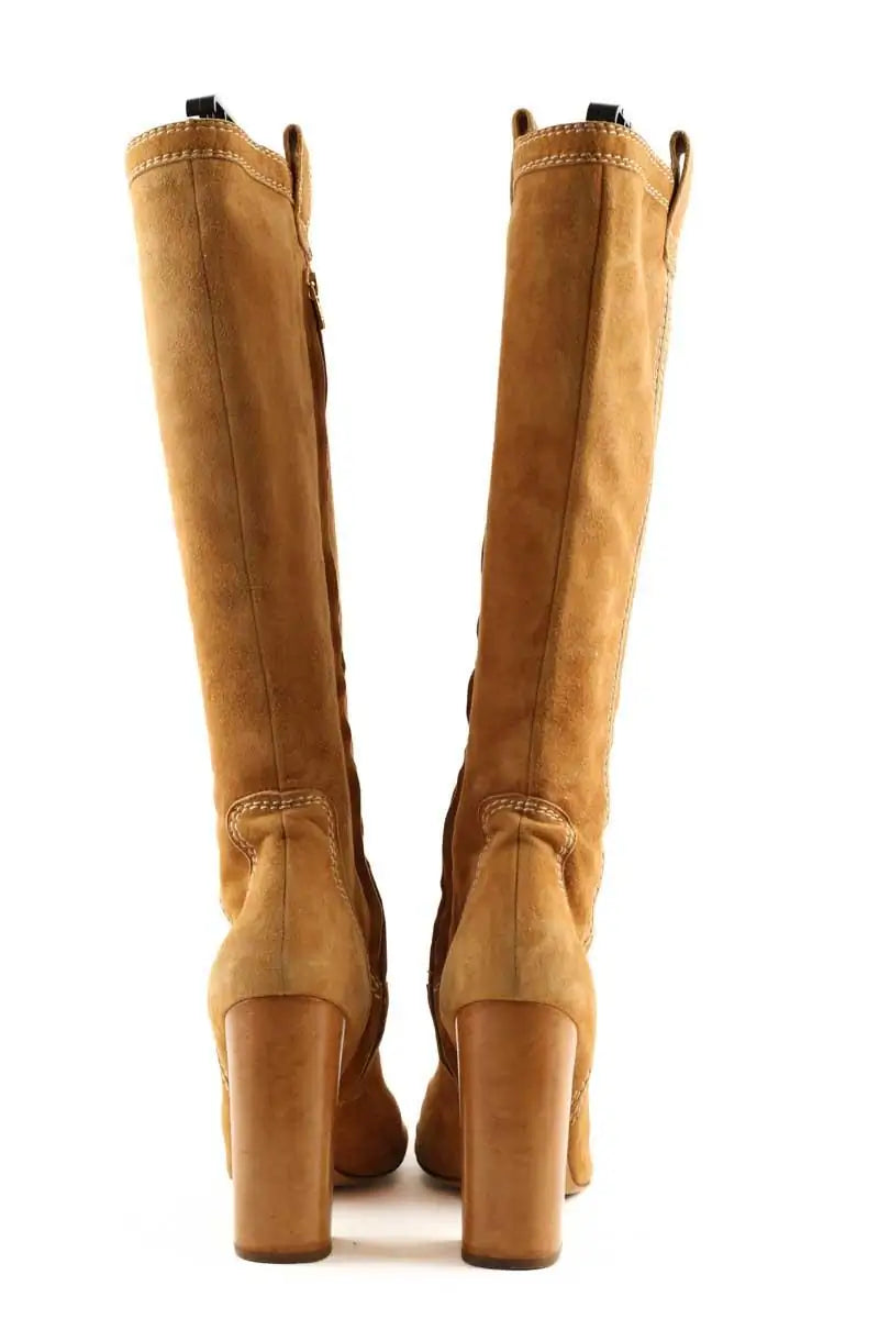 Bottes Dsquared2 Camel en Daim