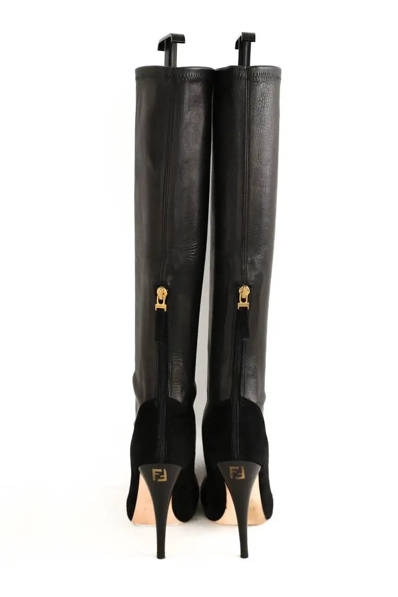 Bottes Fendi Noir en Cuir