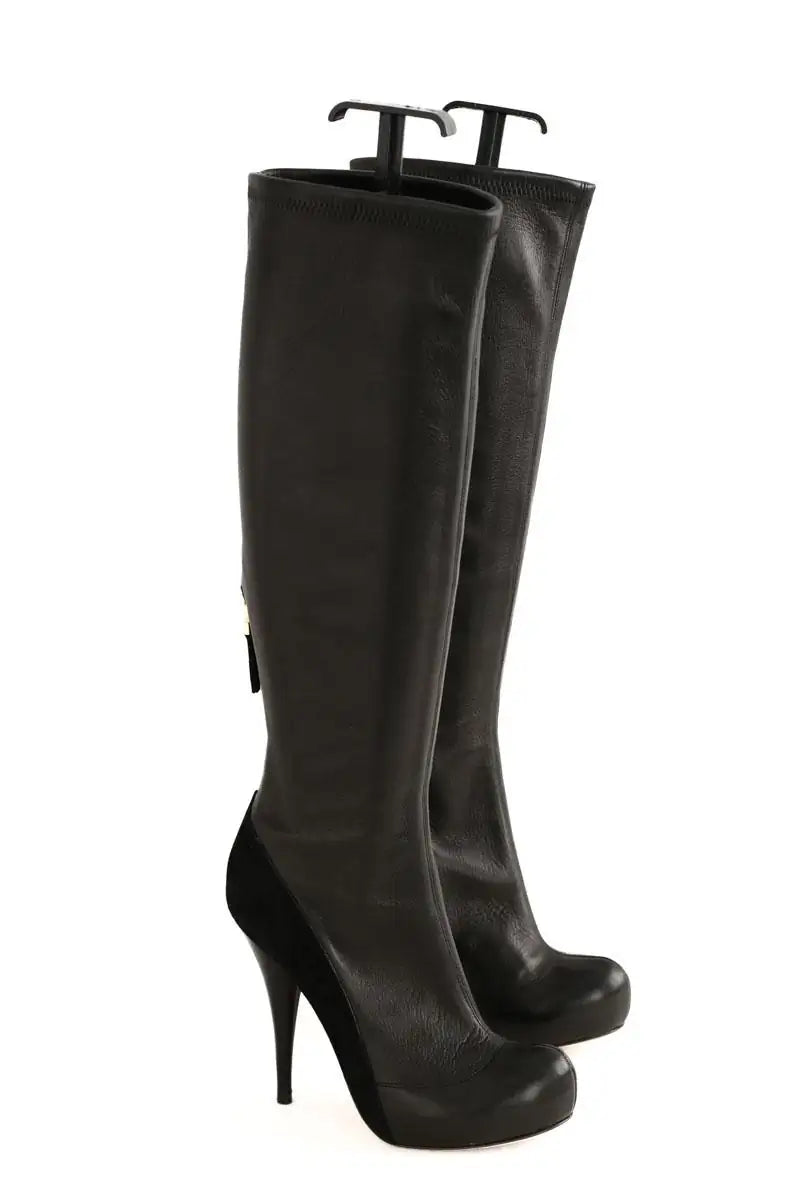 Bottes Fendi Noir en Cuir
