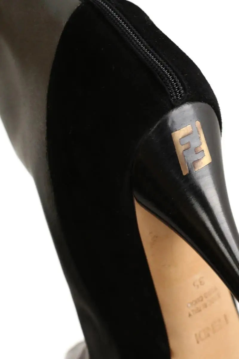 Bottes Fendi Noir en Cuir