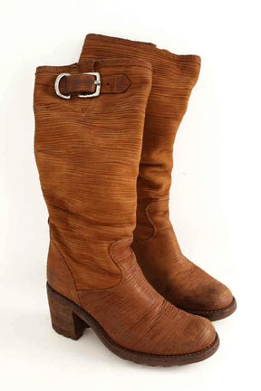 Bottes Free Lance Camel en Cuir