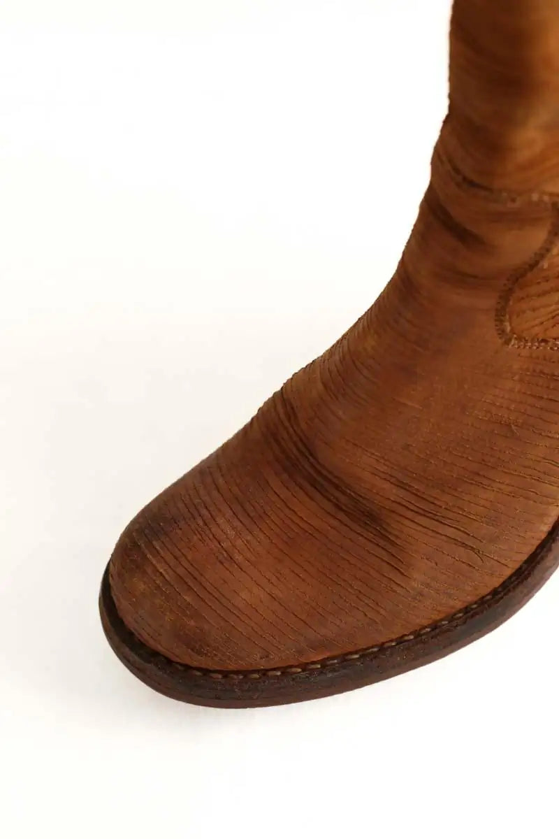Bottes Free Lance Camel en Cuir