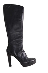 Bottes Free Lance Noir en Cuir, taille 36 - Seconde Main