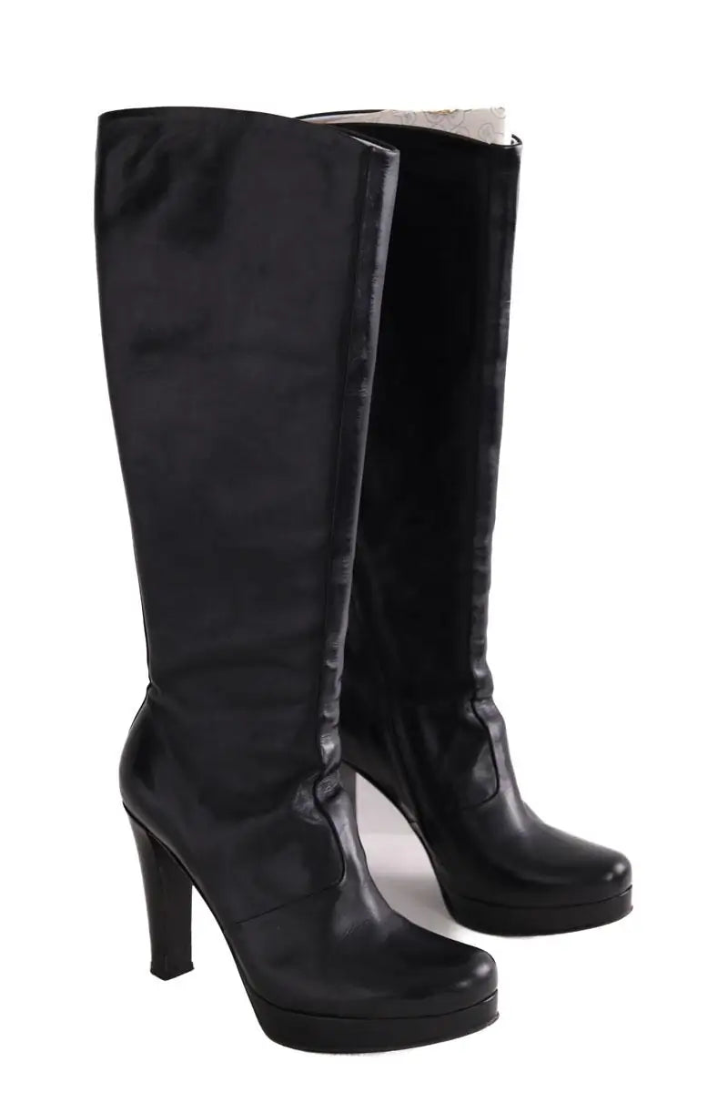 Bottes Free Lance Noir en Cuir